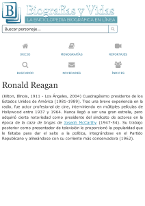 Biografia de Ronald Reagan