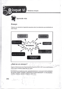 REDACTAR ENSAYO