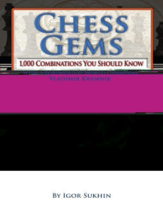 Chess Gems 1 000 Combinations You Should Know - Igor Sukhin 2007