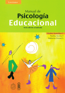 Arancibia, V., Herrera P., y Strasser K. - Manual de Psicología Educacional
