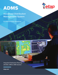 ETAP ADMS: Advanced Distribution Management System