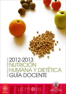 Nutricion Humana Guia Docente