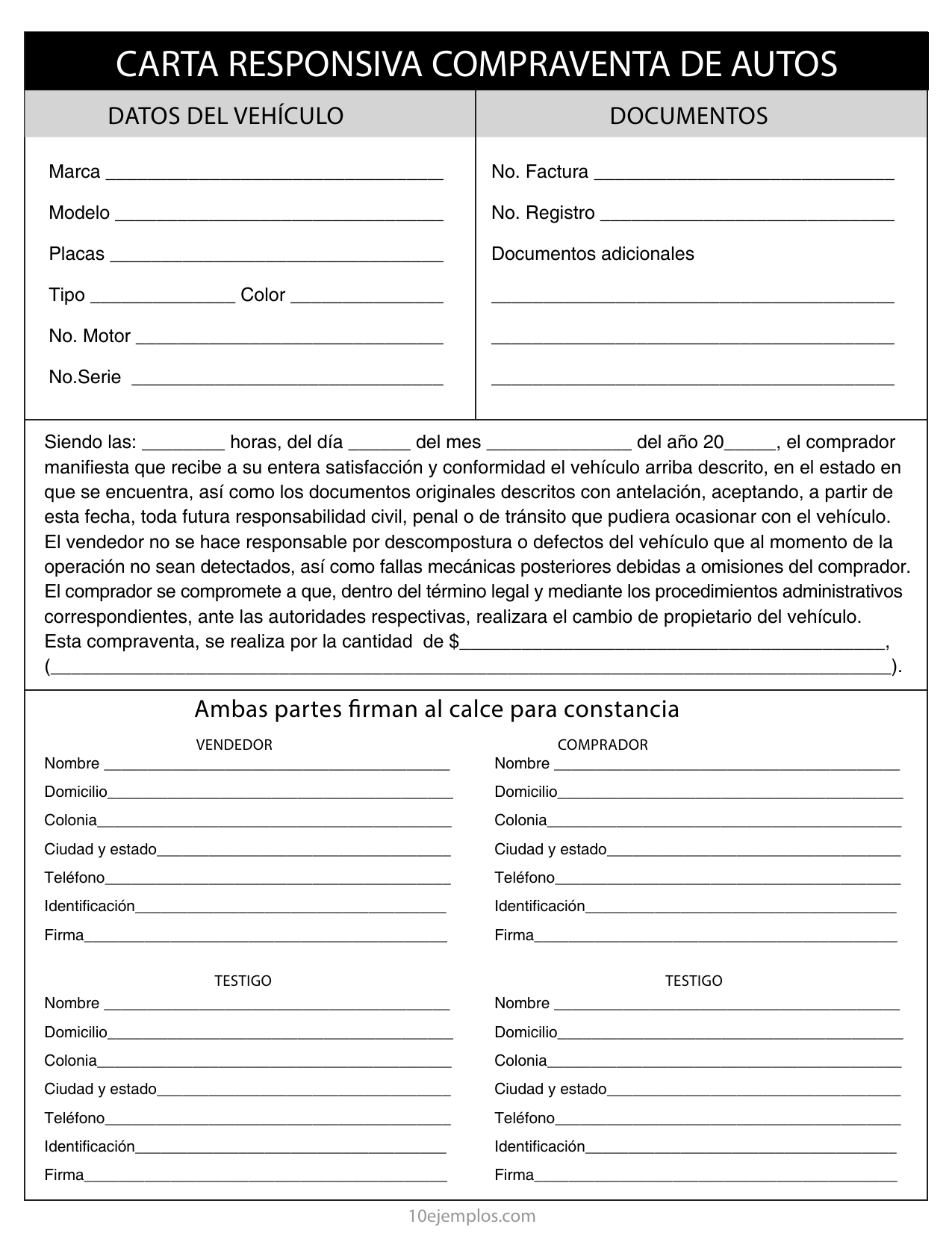 Carta Responsiva Compra Venta De Auto Pdf Compartir Carta CLOUD HOT GIRL