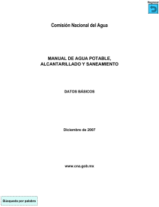 Manual de Agua Potable, Alcantarillado y Saneamiento - CNA