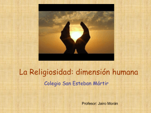 1 la religiosidad,dimension humana