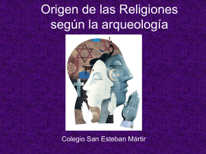 1M 2.1 Origen de las Religiones