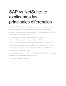 SAP vs NetSuite caso de etudio 4