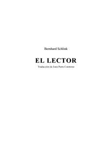 The Reader- (espanol)