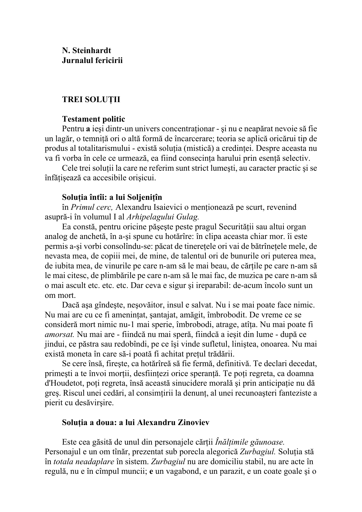 REVISTA. Pagini de Jurnal de Mihail Sebastian - PDF Free Download