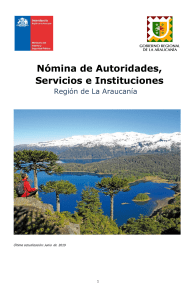 Base Nomina de autoridades Region de La Araucania JUNIO 2019