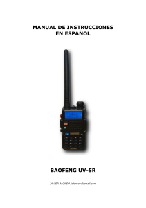 Baofeng UV-5R Español