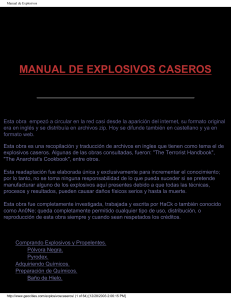 Manual de Explosivos