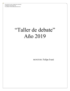 taller sep debate2019
