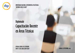 Pesentacion Diplomado Formacion Docente CT  Version PDF UNEXPO DIP VR LCM 