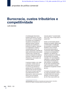 Burocracia, custos tributários e competitividade - Lytha Spíndola (ex-Secretária da SECEX), 2014