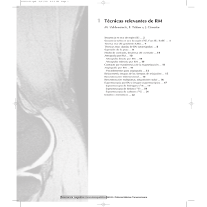 Resonancia magnética musculoesquelética 2010