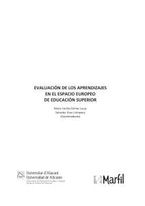 Evaluación de los aprendizajes