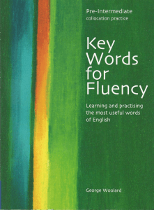 1 Key Words for Fluency Pre-Intermediate