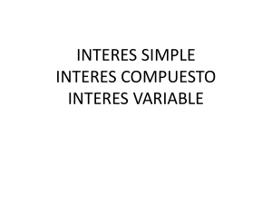INTERES SIMPLE.