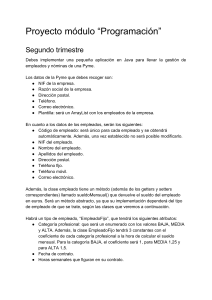 Proyecto Java: Gestión de Empleados y Nóminas Pyme