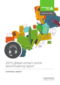 2015 Global Contact Centre Benchmarking Summary Report
