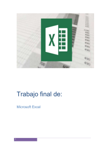 Trabajo final de Excel