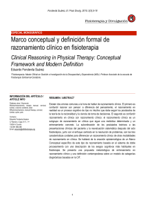 Eduardo Fondevila - Marco conceptual y razonamiento clínico en fisioterapia