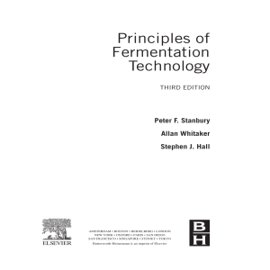 Peter F Stanbury, Allan Whitaker, Stephen J Hall-Principles of Fermentation Technology-Butterworth-Heinemann (2016)