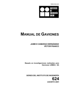 Jaime Camargo - Manual de Gaviones (UNAM)
