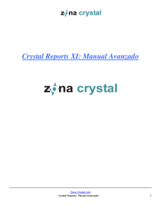 Crystal Reports XI Manual Avanzado