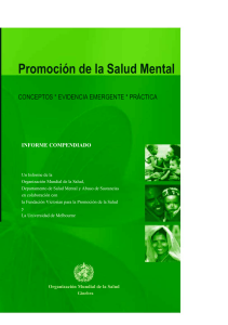 promocion de la salud mental