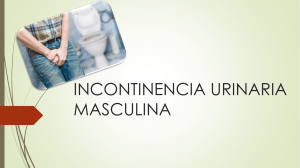 INCONTINENCIA URINARIA MASCULINA