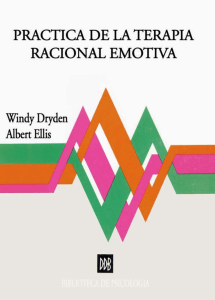 Dryden & Ellis. Práctica de la terapia racional emotiva.