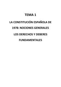 Tema 1. Constitución Española