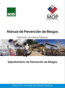 MANUAL DE PREVENCION DE RIESGOS MOP