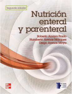 Nutrición parenteral y enteral