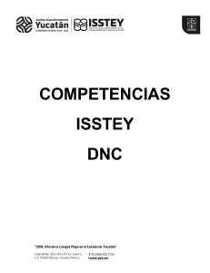 COMPETENCIA ISSTEY