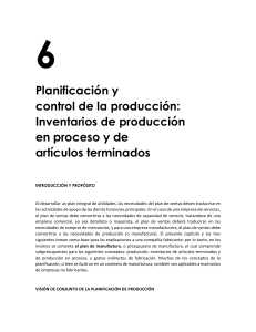 Planificacion y control de la produccion