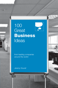 100 great bussiness ideas