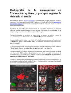 Radiografía de la narcoguerra en Michoacán