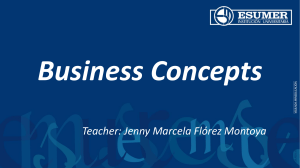 1. Business Concepts
