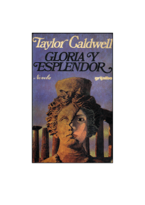 Caldwell Taylor - Gloria Y Esplendor