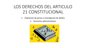 LOS DERECHOS DEL ARTICULO 21 CONSTITUCIONAL Monserart Zarate