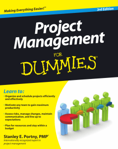 Project Management For Dummies  3rd Edition