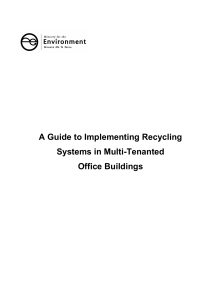 A Guide to Implementing Recycling Systems in Multi-Tenanted