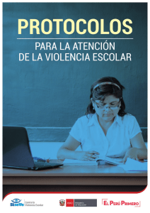 Protocolos para la atención de la violencia escolar