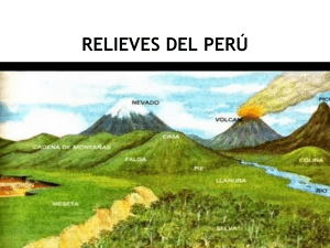 relieves del Peru