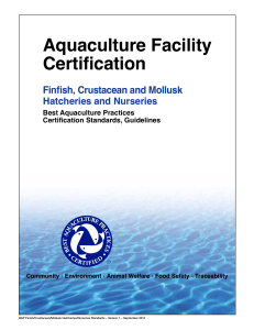 GAA BAP Finfish Crustacean and Mollusc Hatchery Nursery v1 300914