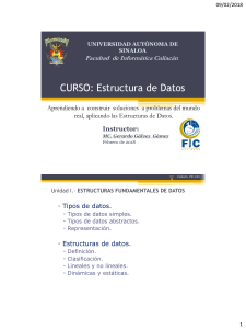 2-Unidad I Estructuras Fundamentales de Datos-Sub