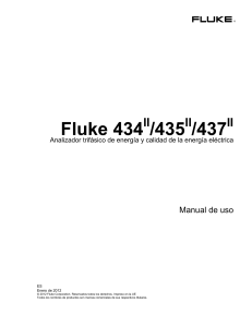 fluke 434II-435II manual en español